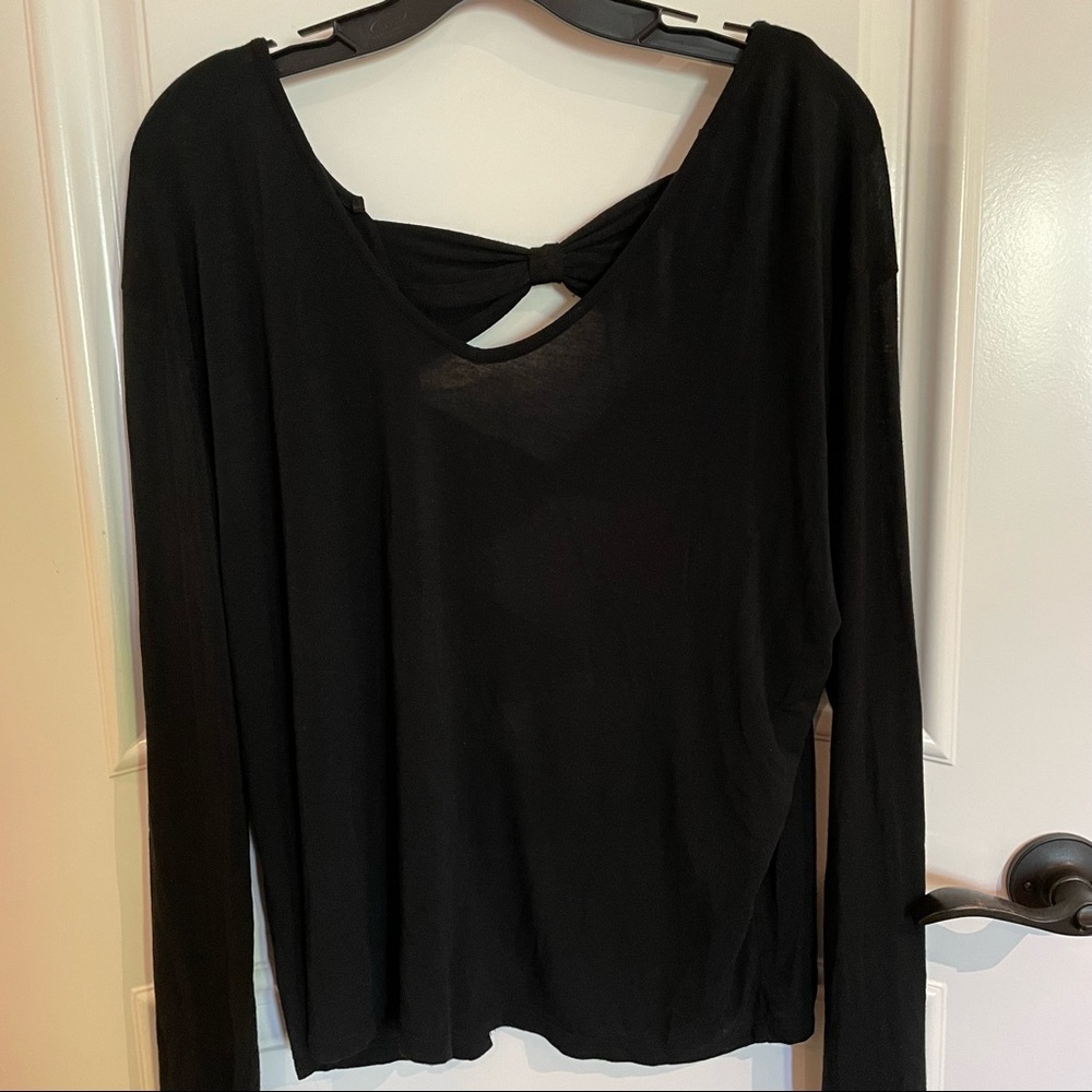 Brandy Melville John Galt Black Alanna Top (Small)